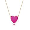 Stunning Drip Multicolor Heart Pendant Necklace For Unique And Accessories Trendy