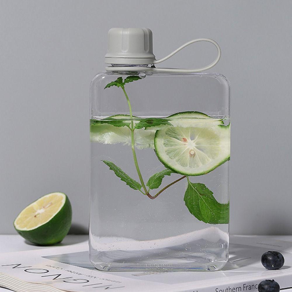 Portable 240ml/320ml Water Bottle Rectangle Multicolor Water Cup Plastic Handheld Sports Kettle Outdoor Sport