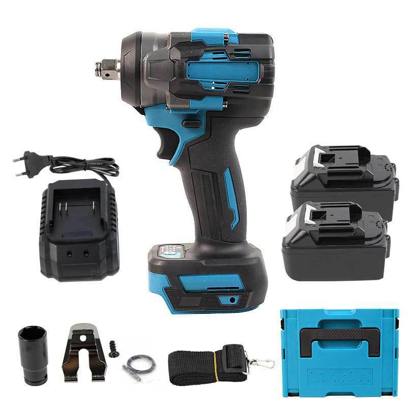 400Nm Rechargeable Brushless High Torque Impact Wrench for Auto Repair