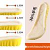 Thickened Warm Wool Height-Increasing Insoles: Breathable, Sweat-Absorbent, Shock-Absorbing, Soft, Comfortable for Men & Women.