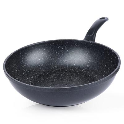 Granit-Wok Tiefe Pfanne zum Braten Schmoren Orion Grande 30 cm