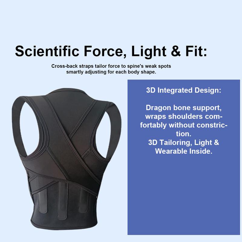 Adjustable Back Brace Posture Corrector Shoulder Support Belt Upper Lower Back Straightener Hunchback Correction Spinal Support