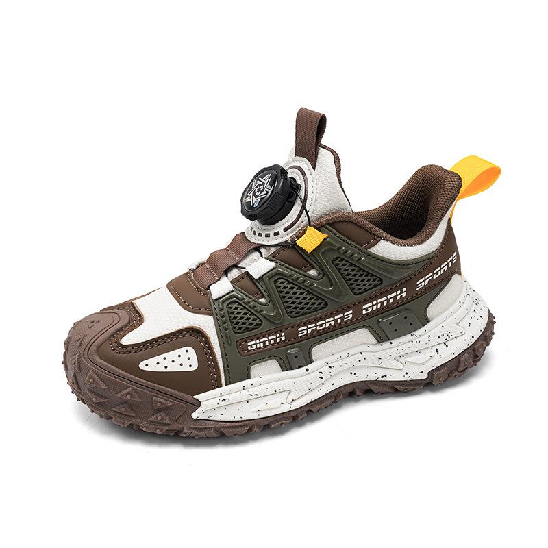 

Spring and Autumn Sneakers Fashion Versatile Rotating Button Daily Outdoor Casual Shoes Primary and Secondary School Students Campus Shoes Men and 39