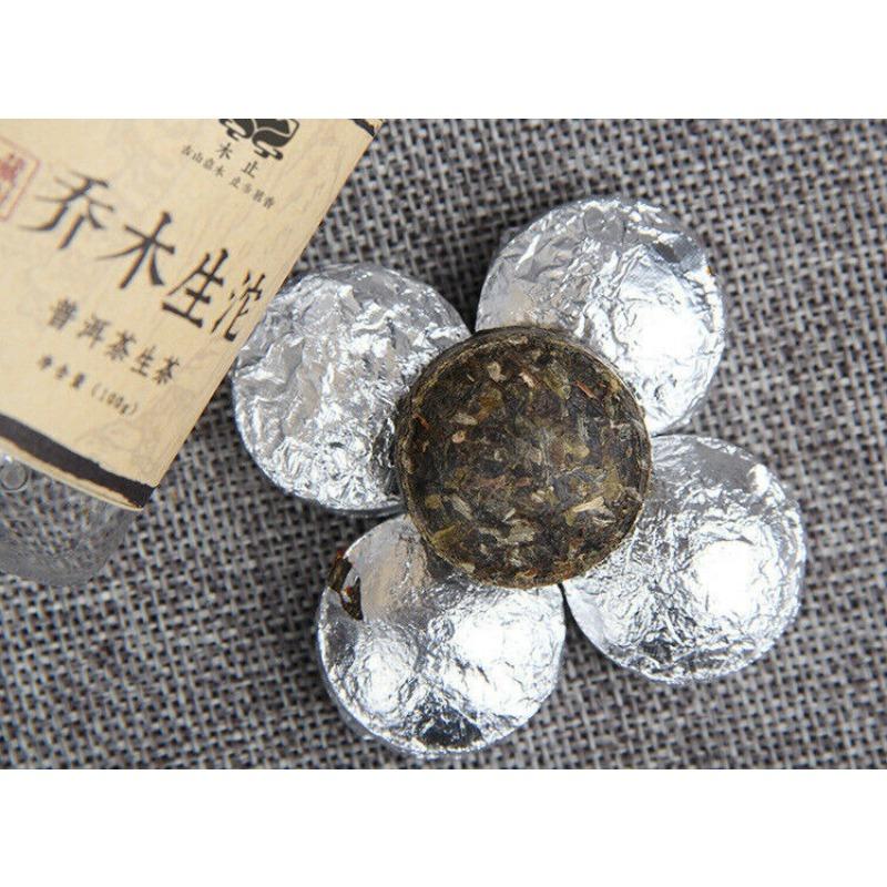 100G Serie Tè Pu'er Piccolo Tuo Mu Zhi "Jiao Mu Sheng Tuo" Tè Pu'er Crudo Originale