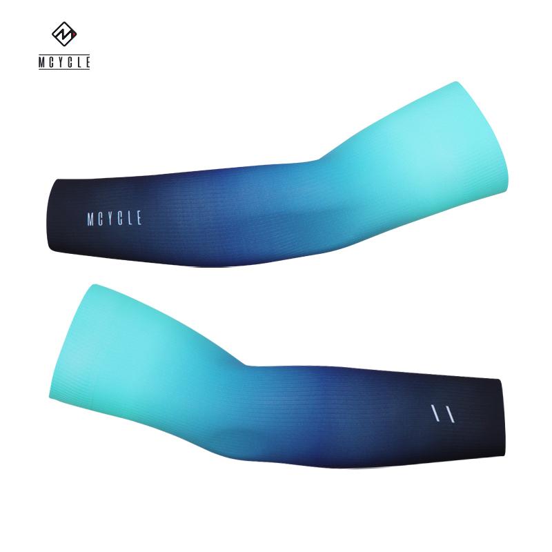 Mcycle Seamless Sport Arm Sleeves for Cycling Running Hiking UV Protection Arm Sleeve High Elasticity Bicycle Arm Sleeve XS(old) синий