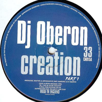 12inch Record DJ OBERON - Creation CNB15 Chug N Bump Rec 1998 UK Dance & Electronica Used
