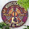 Vintage Metal Wall Art Circular Rustic Home Decor For Cafe Garden