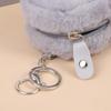 Plush Cute Zipper Wallet Keyring Zipper Mini Plush Coin Bag Mini Plush Schoolbag Coin Purse  Girls
