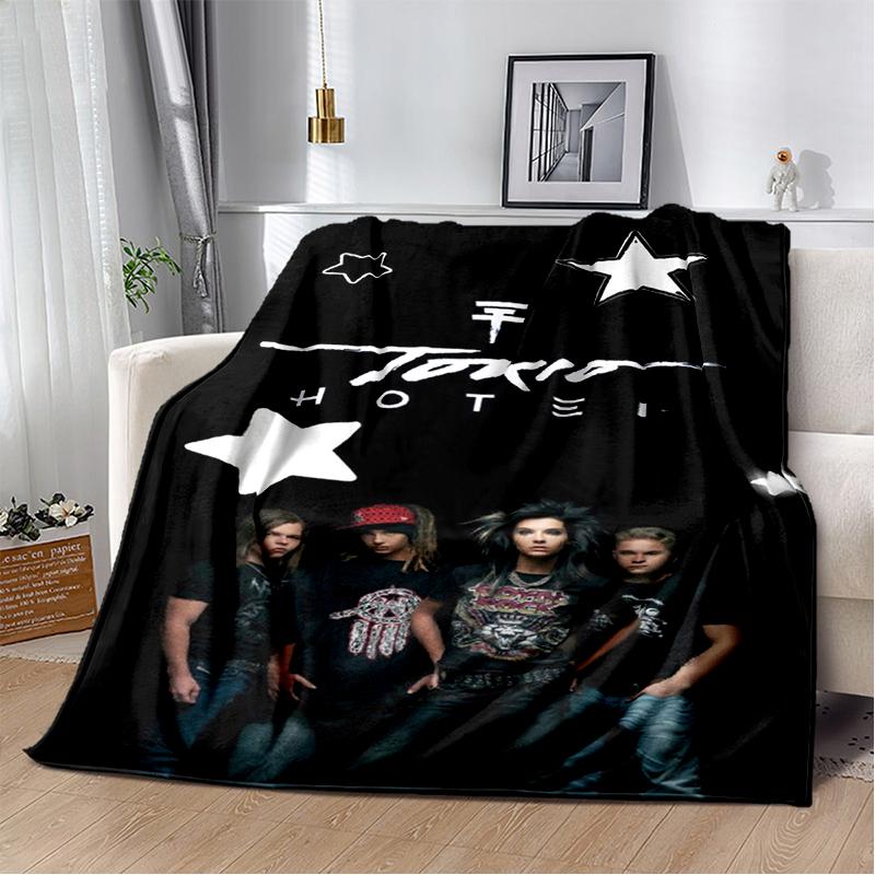29 Styl Nový Tokio Hotel Rocková Kapela Tom Bill Kaulitz Deku, Měkká Přehozová Deku pro Domov Ložnici Postel Pohovka Kryt Dětský Dárek Kryt