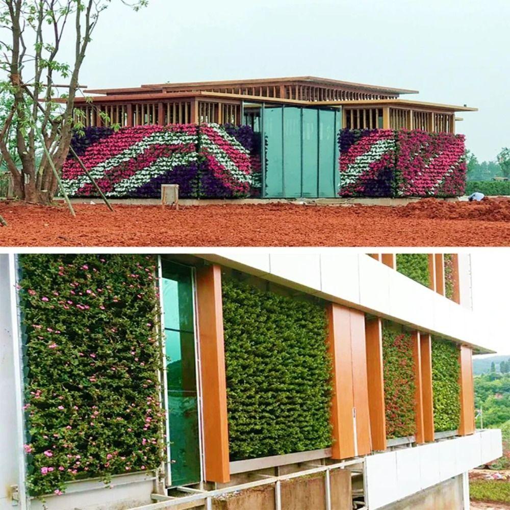 Plastic Planting Box Wall Hanging Seed Container Home Decor Flower Pot Plant