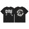 2026 Shortsleeved Tshirt With Big Logo Featuring A Rabbit The Same Style As Xxxs High Street Lightning Skull Tshirt