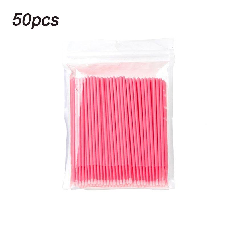 New 50/100pcs Eyelash Brushes Eyelash Extensions Spoolie Brush Eyebrow Comb Microbrush for Eyelashes HZS25