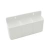 Plastic Remote Control Holder Wall Mount Storage Rack for Living Room Kitchen and Office Use Adjustable Divider Shelf