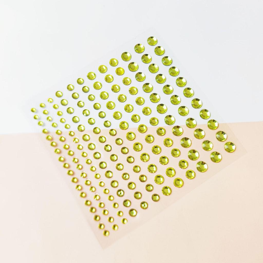 165-Piece Adhesive Rhinestone Stickers for DIY Makeup & Face Painting