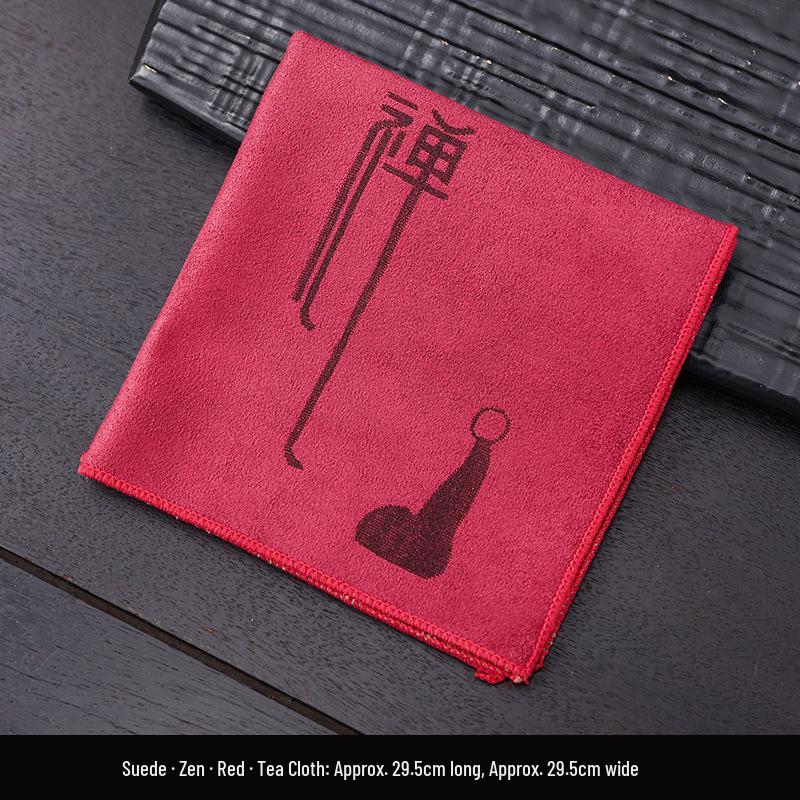 Japanese Tea Towels: Absorbent Cotton & Linen Rags, Embroidered Fabric, Thickened Cloth Pads, No Shedding