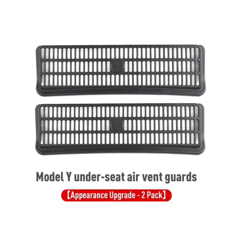 2pcs/set For Tesla Model Y Model 3 Air Outlet Cover For Tesla Car ModelY Under Seat Vent Outlet Dust Cover Car Styling Interior Accessories