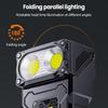 COB Flashlight with Magnet USB Rechargeable LED Work Light 7-Mode Hands-Free LED Lamp for Emergency Repair Cycling Camping