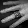 Hot Selling Punk Motorcycle Style In Europe and America, Personalized and Domineering Skull Claw Ring