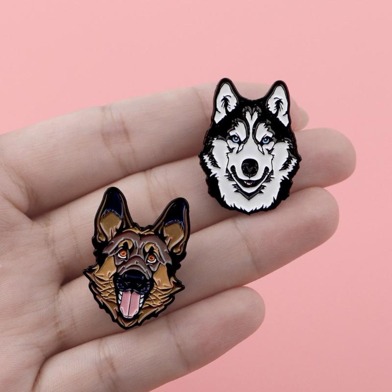 Elegant Alloy Dog Pins Unqieu Brooch Ornament Enhances Your Style with Distinctive Designs for Everyday Looks and Event