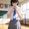 Haikyuu Tailed Sports Team Tie With Striped Pattern For Fans And Casual Wear