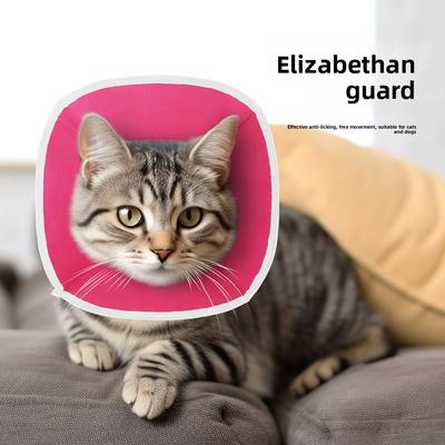 Haustier Schutzhülle Kopfschutz Elisa Halsband Katze Anti-Lecken Hundehalsband