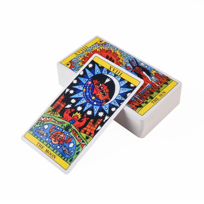 78 Sheets Tarot Del Fuego Tarot Cards English Deck Board Cards Family Board Game Playing Game Cards