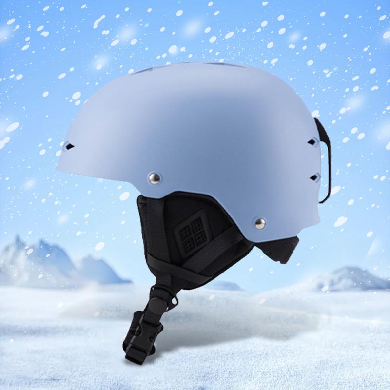 Winter Ski Helmet Unisex Snow Helmet Integrated Sports Safety Helmet Shockproof Ski Protective Helmet Adjustable for Men Women