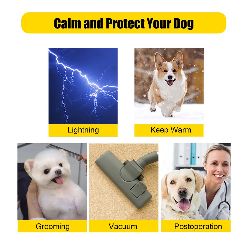 Hunde-Snood-Halswärmer-Ohrenschützer für Geräuschpflege, Angst, beruhigende Ohrabdeckung