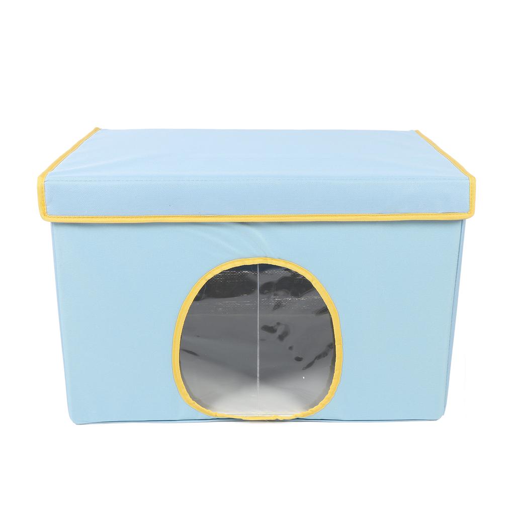 Pet House for Cats Small Dogs PP Insulated Foldable Pet Cave Hideaway Cat Shelter for Home Outdoor