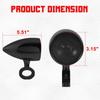 2 Teile/satz Universal 3 Zoll Motorrad Lautsprecher Wasserdichte Multimedia Stereo FM Radio Motorrad Bluetooth/USB high-Power