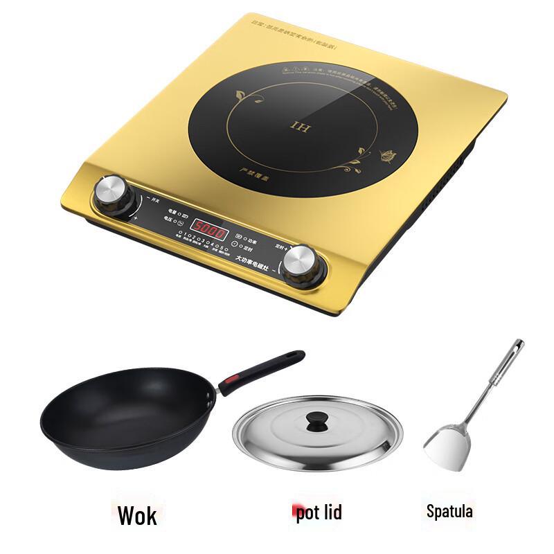 Бытовая плоская индукционная плита Shengbai 5000 Вт