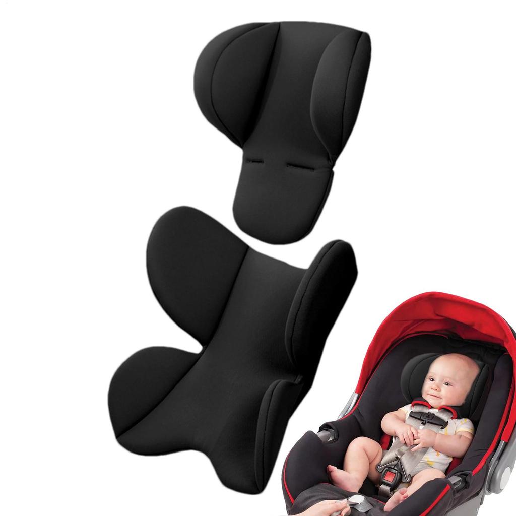 Newborns Car Seat Insert Pad Head And Body Support Pillow Infant Car Seat Insert Head Neck Seat Insert Pad Body Support Headrest