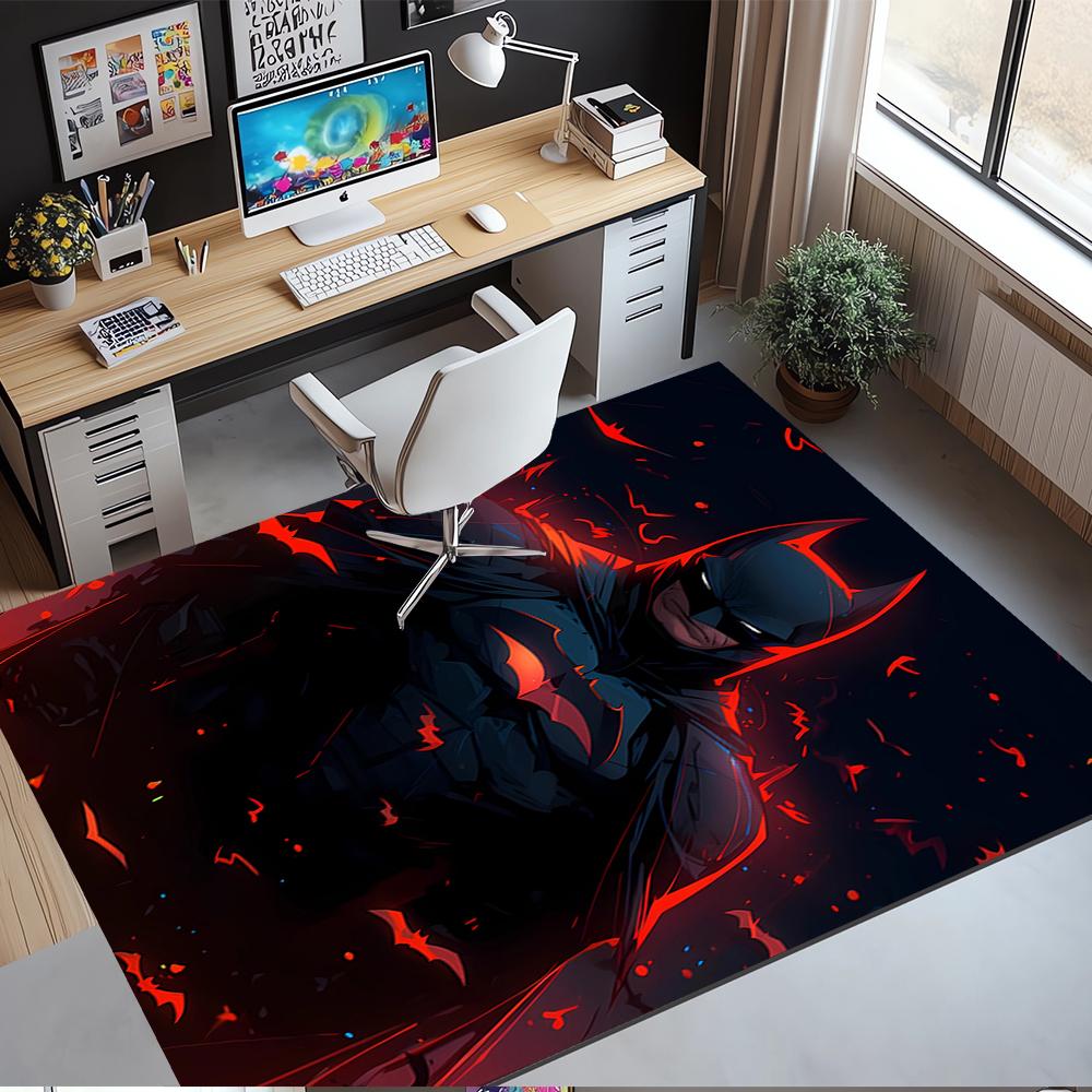 Batman Printed Carpet,Rug,for Office Chair Living Room Bedroom Kitchen Room Decor Gifts.