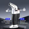 Windproof Straight Forward Multifunctional Lighter Moxibustion Cigar Spray Gun Portable Large Capacity Cigarette Accessory