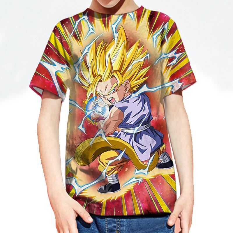 Trendy Pánské Dámské Oblečení Trička Anime Série Dragon Ball 3D Digitální Tisk Trička