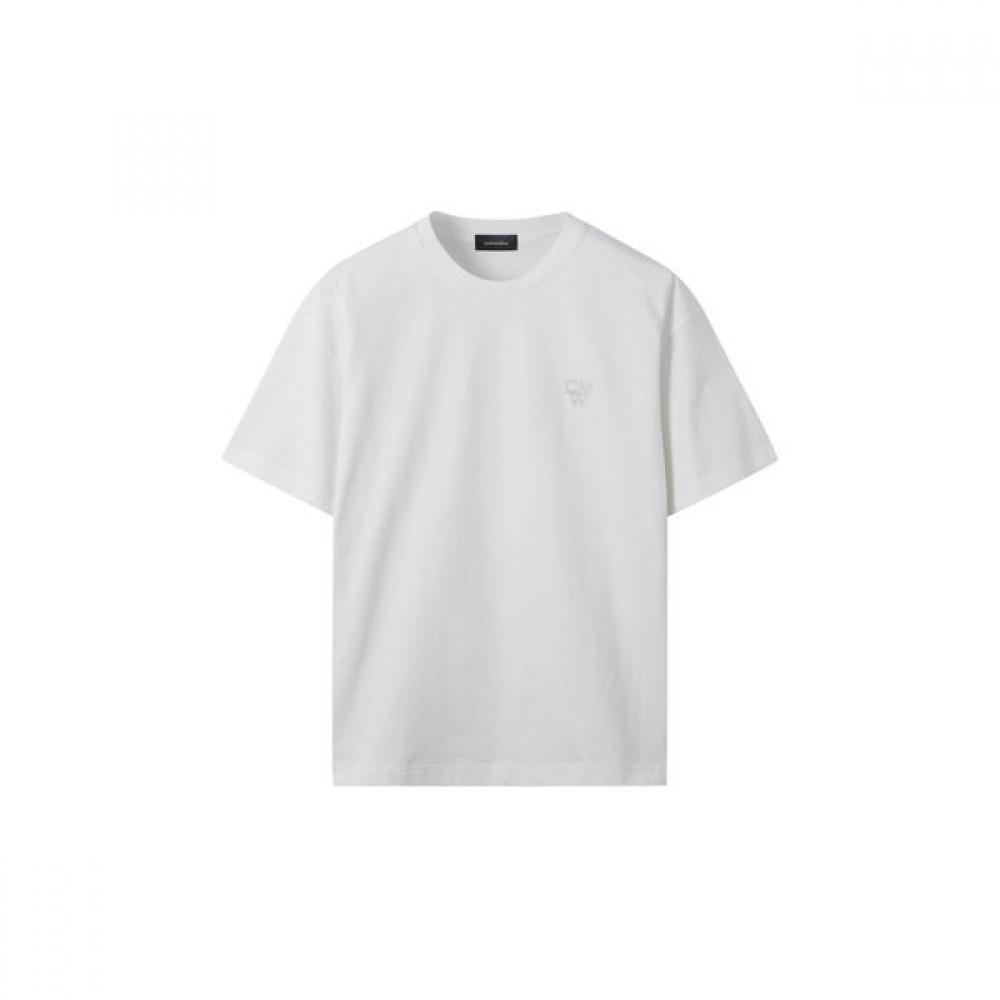 CusTomellow Graphic T shirT whiTe cwTam25424whx 95