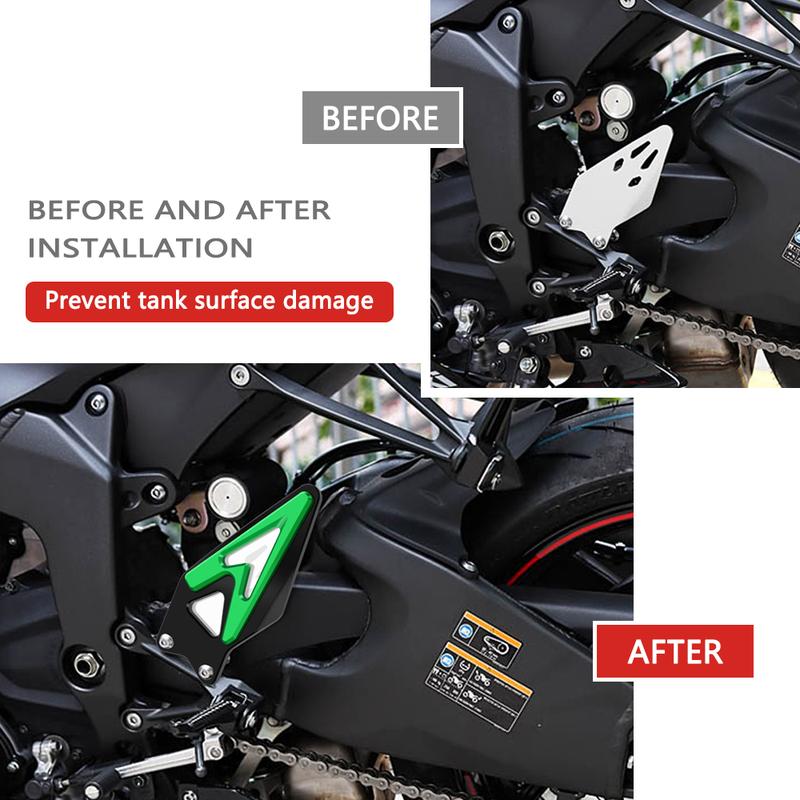 Motorcycle Footrest Heel Guard Cove Rearsets Foot Rest Peg Protector For ZX6R ZX 6R ZX-6R 636 2019-2025 2024 2023