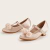 Escarpins à Lacets Pointus pour Filles Hiver 2025 - Chaussures Élégantes en Cuir pour Petites Filles