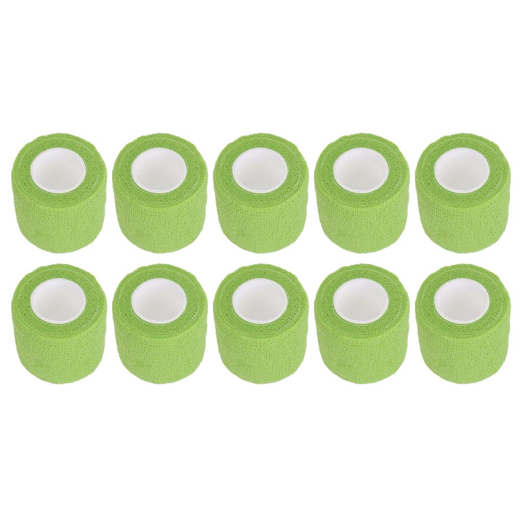 10Pcs Self Adhesive Elastic Bandage Multifunctional Disposable Shockproof Antislip Tattoo Handle