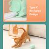 Smart Cat Toy Interactive Pet Toys for Cats Electric Rolling Ball Kitten Toys Silicone Rotate Cat Playing Toy Pet Supply