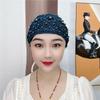 Muslim Head Scarf Hat Cancer Chemo Hats Turbante Mujer Beading Embroidery Turban Cap For Women Summer Breathable Headwrap Bonnet