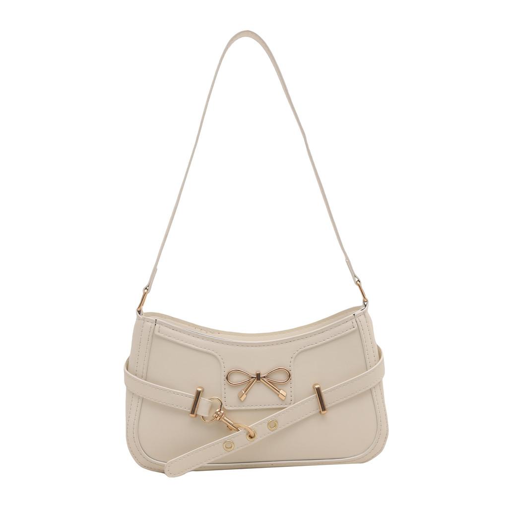 Pu Leather Womens Vintage French Style Small Crossbody Bag For Daily Use