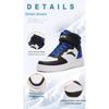 Anta Kids Comfortable Fleece Warm Versatile Casual Lightweight Shock Absorbing High-Top Sneakers Kids Sneakers Blue Black White A312246932J-1