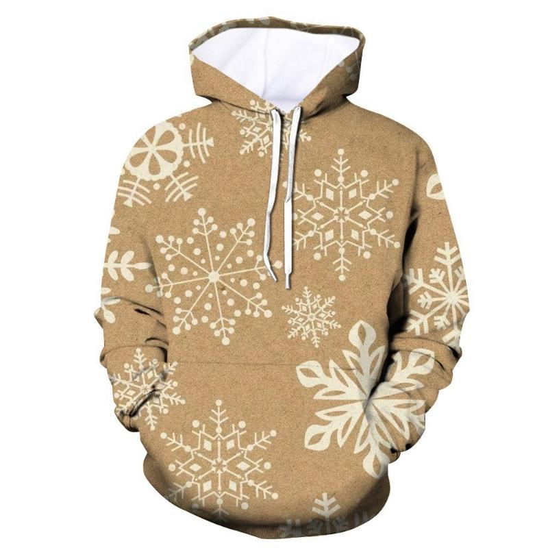 2026 Cross-border 3D Hot Digital Printed Women's Sweater Christmas Hooded Sweater Hot Sale Women's Clothing