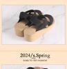New Roman EVA Thick-Soled Lightweight Women's Closed-Toe Outdoor Sandals for Students - Height-Increasing and Comfortable