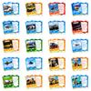 Explode 40 Realistic Wind Vehicles, Children'S Vehicles, Cognitive Cards, Parent-Child Interactive Education Cards