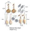 Female Retro Shell Earings Fashion Long Tassel Earring