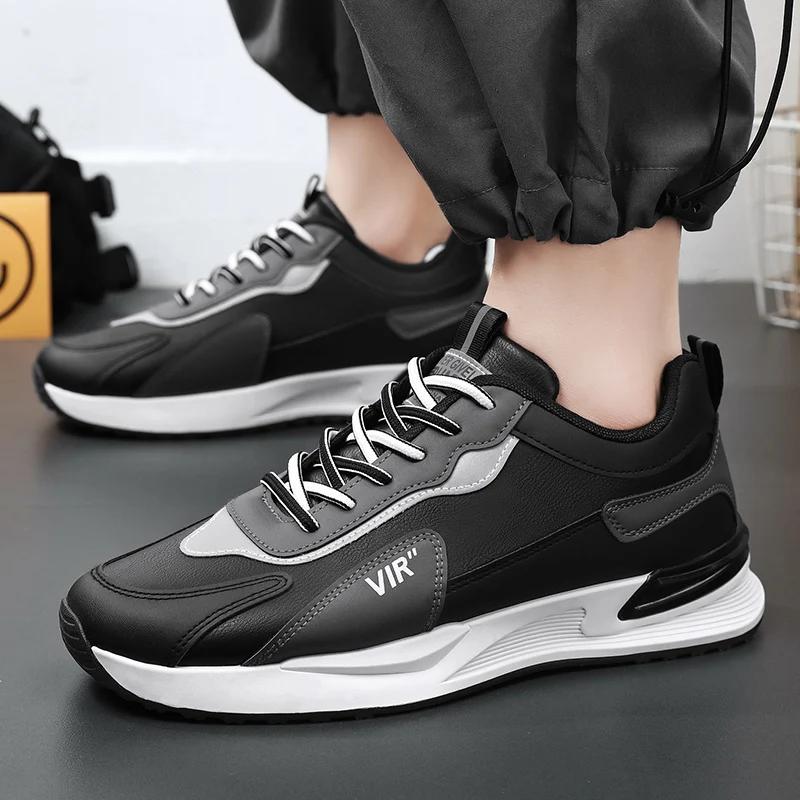 Fashion Casual Shoes Autumn 2024 New Breathable Men Shoes Male Flat Shoe High Quality Men's Sneakers Leather