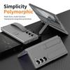 Fold6 Wristband WIth Kickstand Glass Film Phone Case for Samsung Galaxy Z Fold 6 Fold6 5G Holder  Hard Shell Shockproof Cover