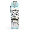 1PC Stone Wall Smiley Face Print 750ml Color Plastic Sports Water Bottle Leakproof Flip Straw Lid Suitable for Sports Office Home Use